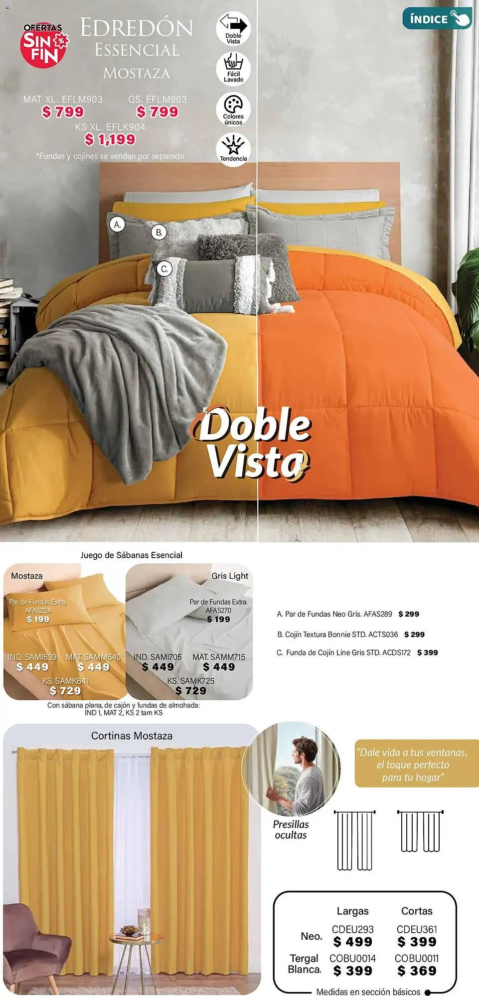 Catálogo de Catálogo Colchas Concord 1 de noviembre al 1 de febrero 2026 - Pagina 153