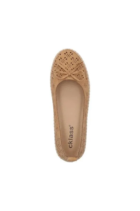 ZAPATO MIEL CON PERFORADO 71229