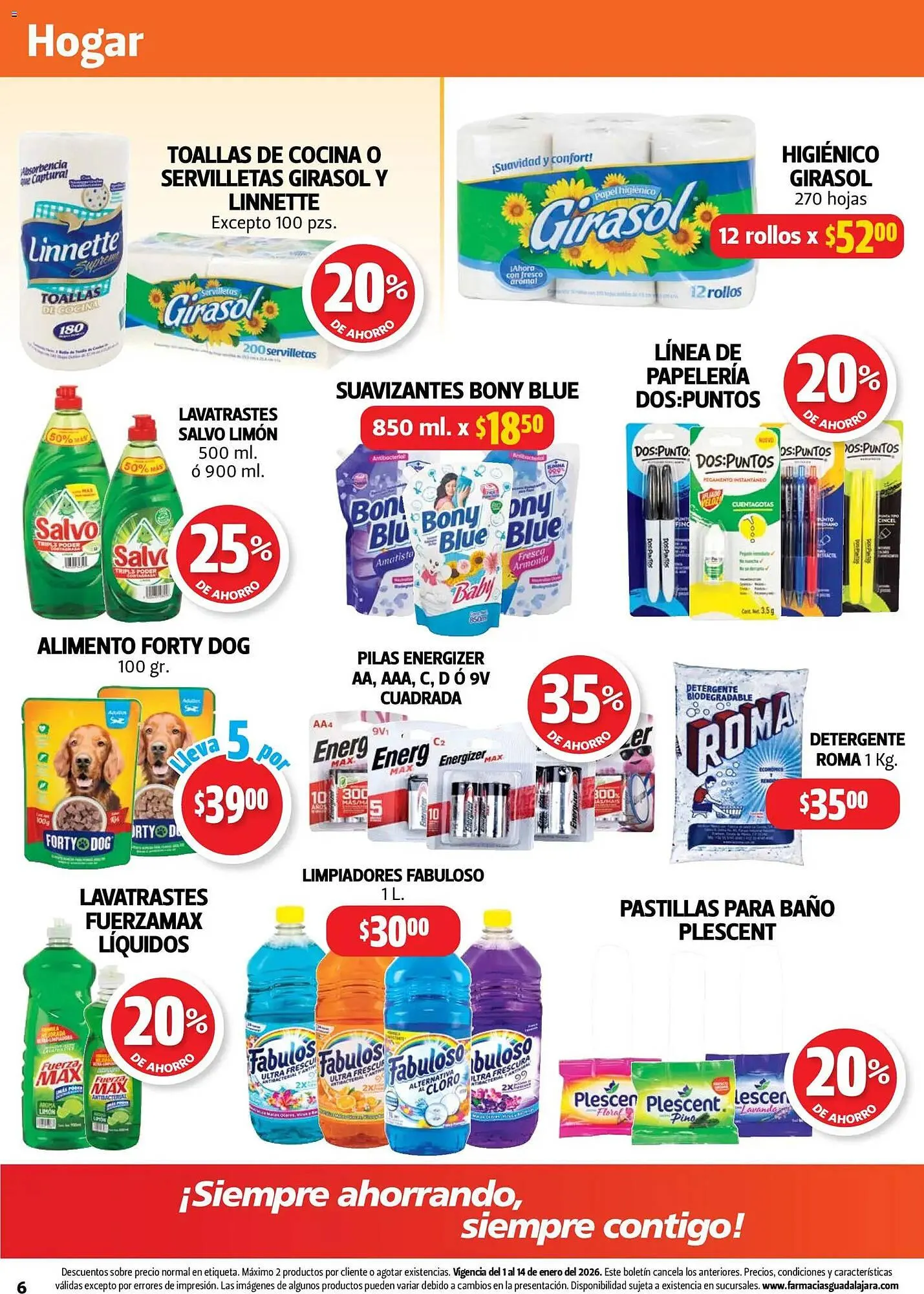 Catálogo de Folleto Farmacias Guadalajara 1 de enero al 14 de enero 2026 - Pagina 6