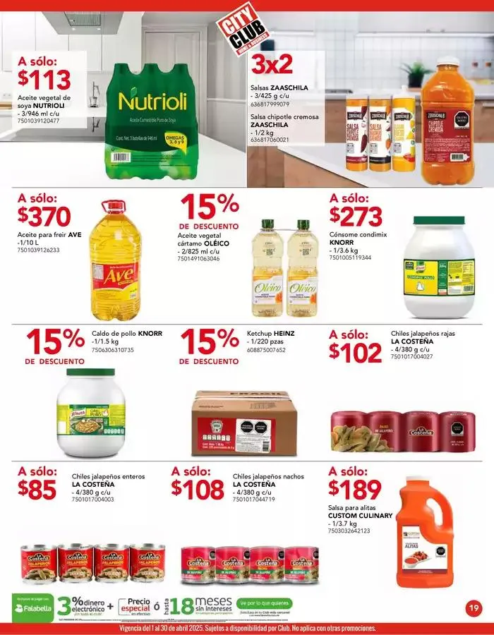 Catálogo de Folleto 1 de abril al 30 de abril 2025 - Pagina 19