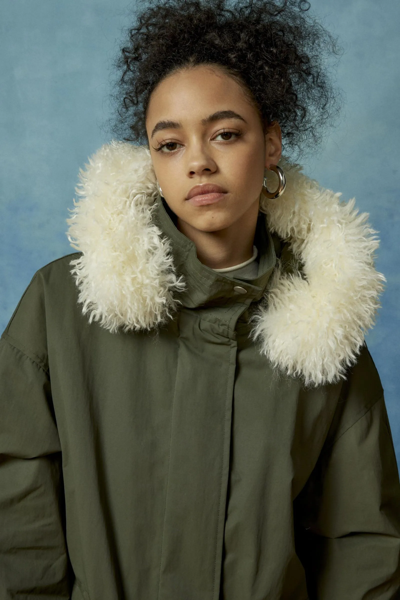 BDG Alka Faux Fur Trim Parka
