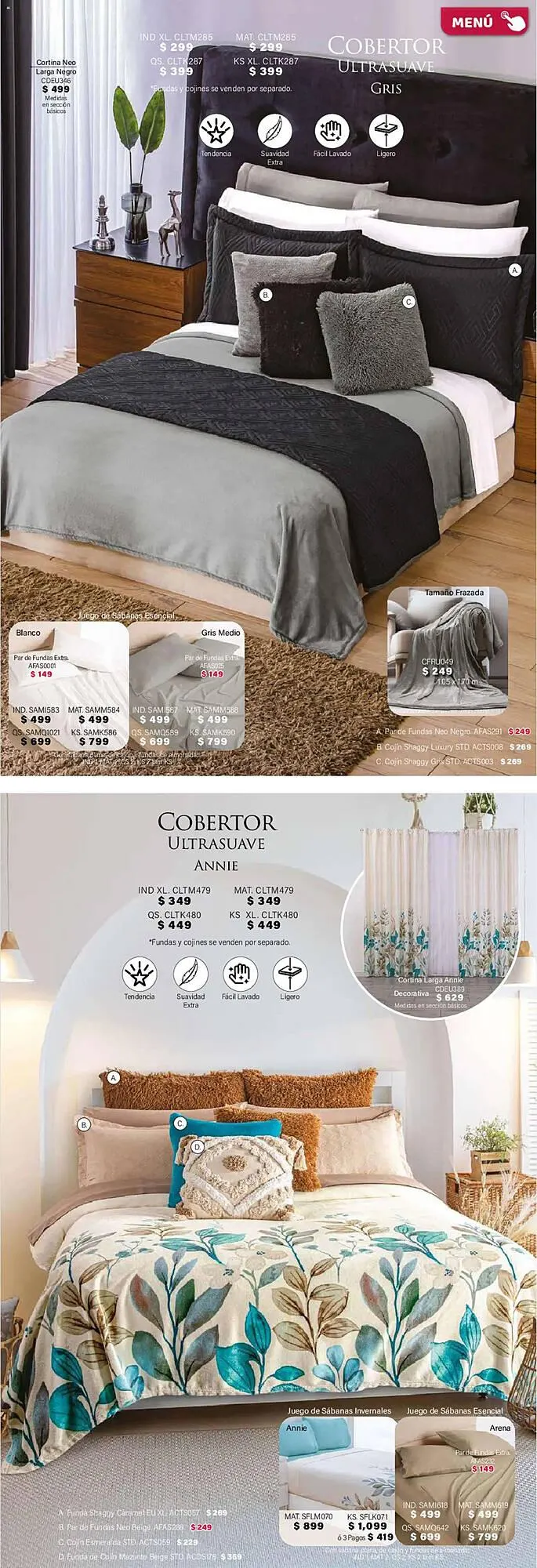 Catálogo de Catálogo Colchas Concord 1 de febrero al 2 de mayo 2026 - Pagina 186