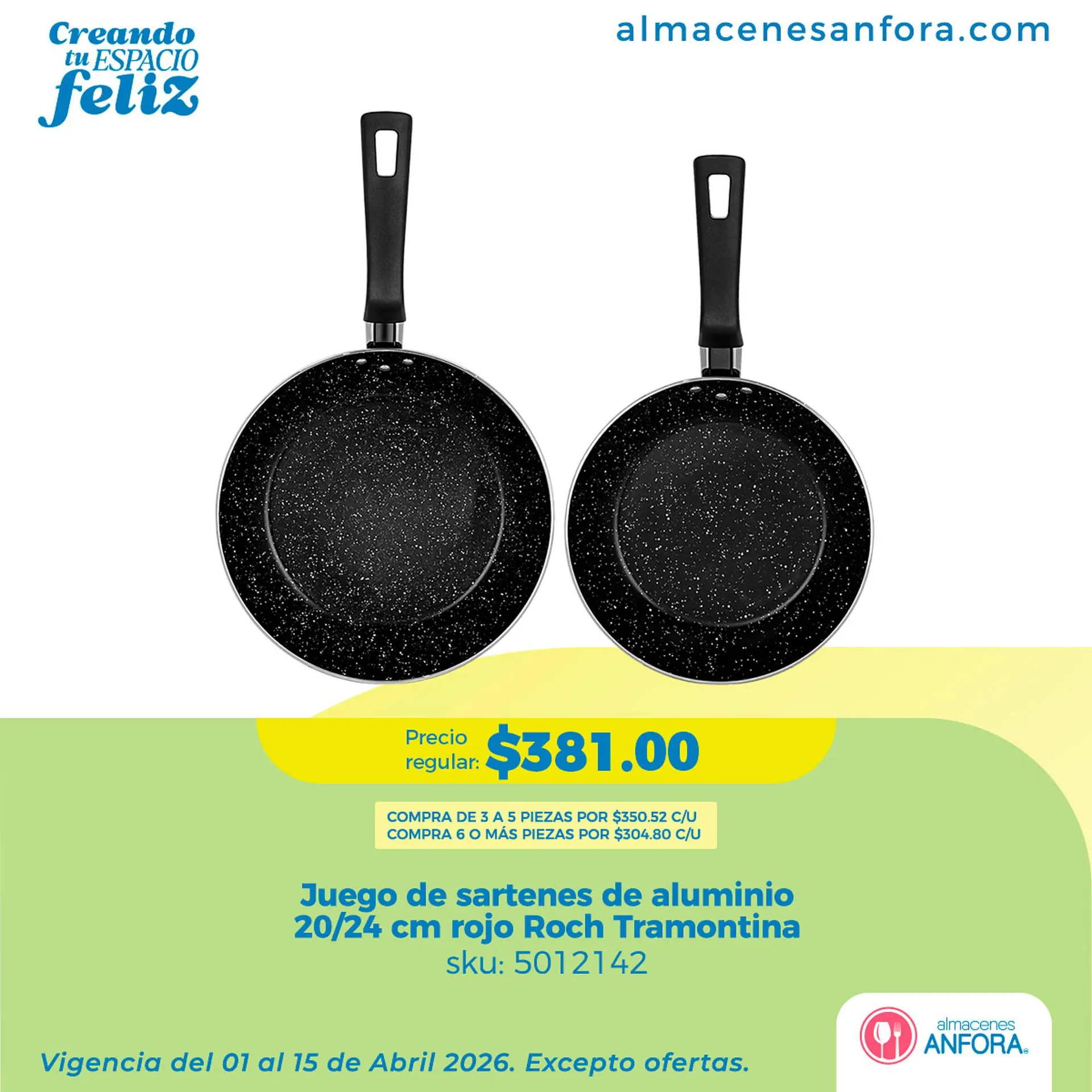 Catálogo de Catálogo Almacenes Anfora 14 de abril al 15 de abril 2026 - Pagina 1