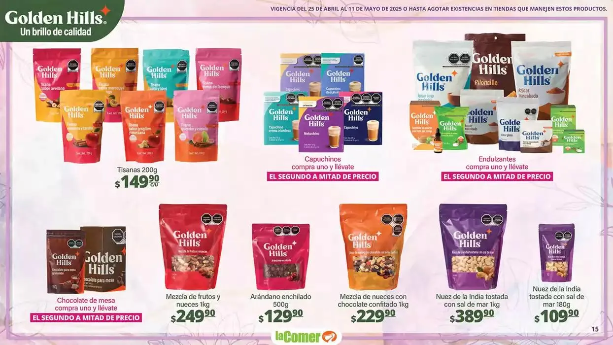 Catálogo de La Comer - Día de la Madre  24 de abril al 11 de mayo 2025 - Pagina 15