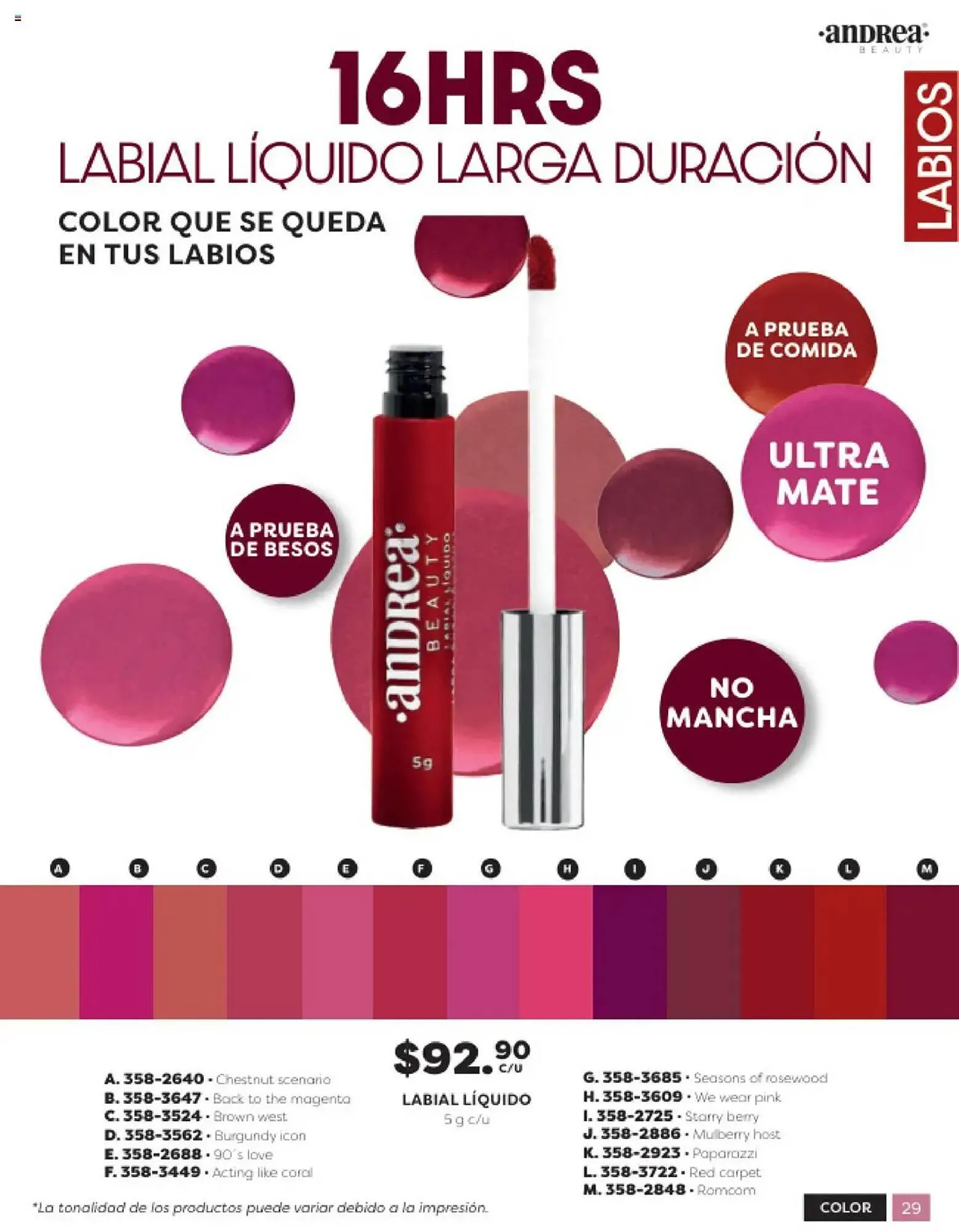 Catálogo de Catálogo Andrea 3 de octubre al 19 de octubre 2025 - Pagina 29