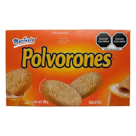 Galletas Marinela Polvorones Naranja 296 g