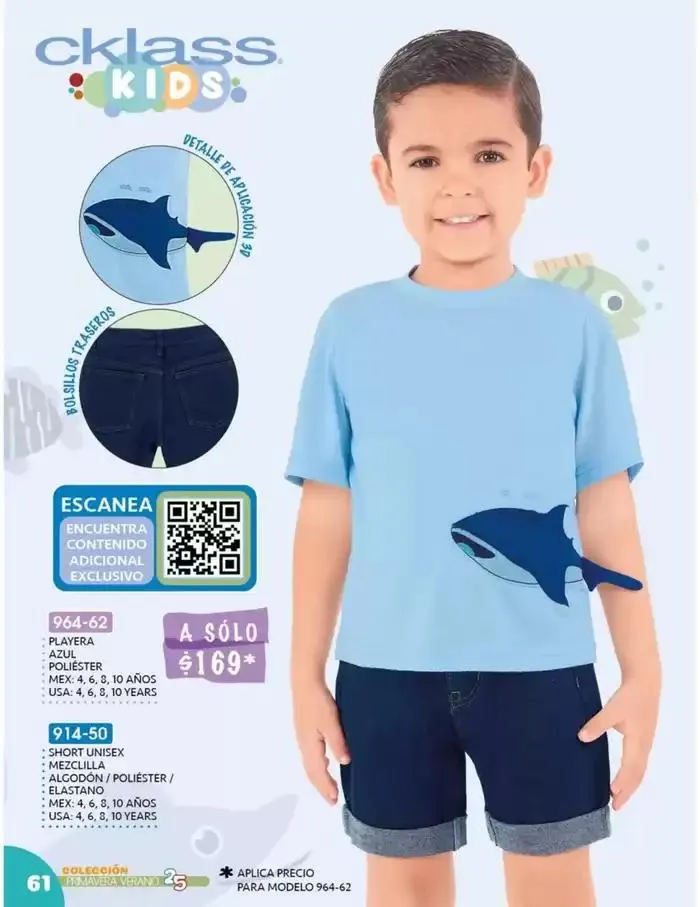 Catálogo de Catálogo Cklass Kids Niños Primavera Verano 2025 México 8 de enero al 30 de junio 2025 - Pagina 61