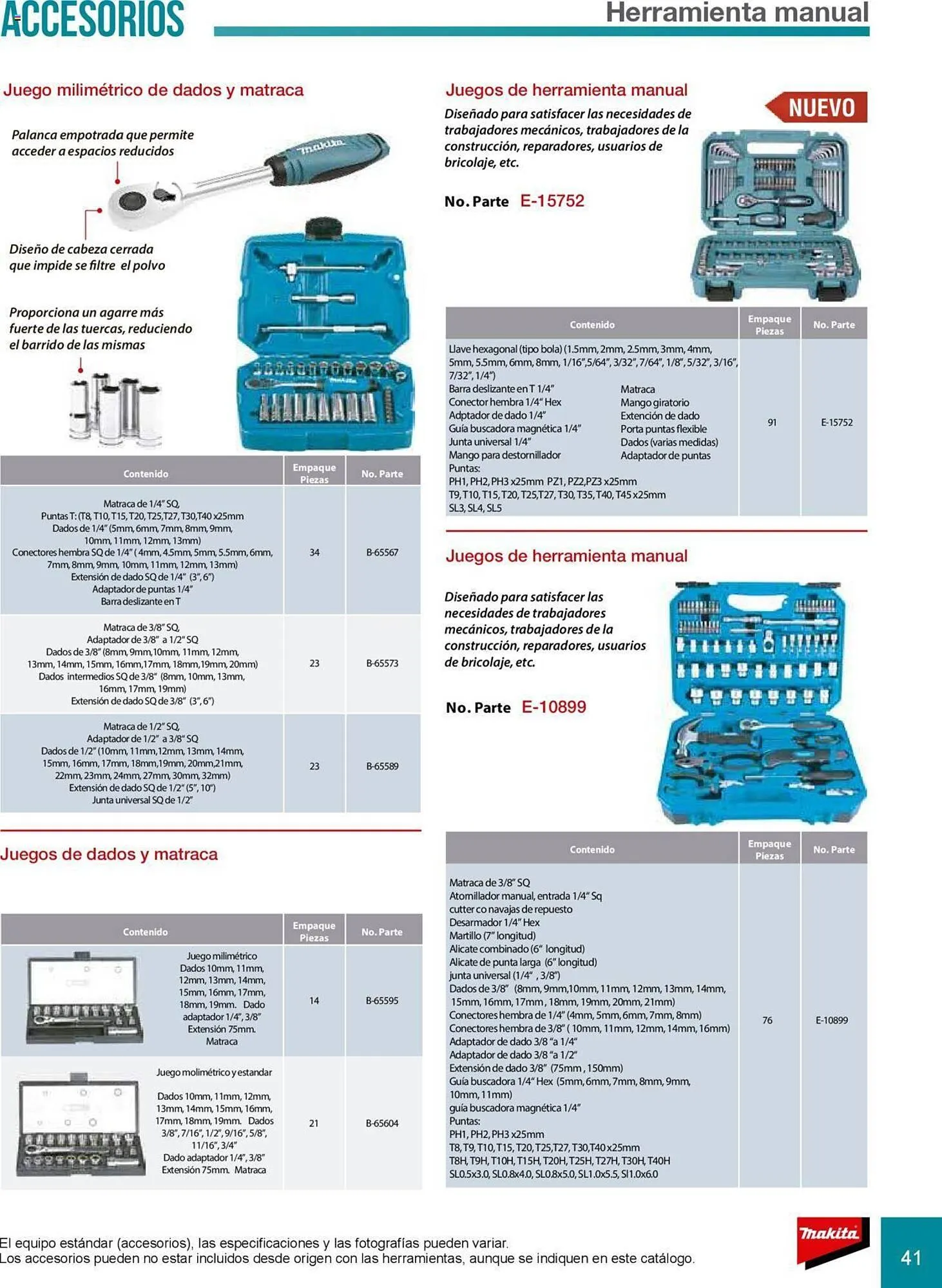 Catálogo de Catálogo Makita 8 de julio al 31 de diciembre 2025 - Pagina 41