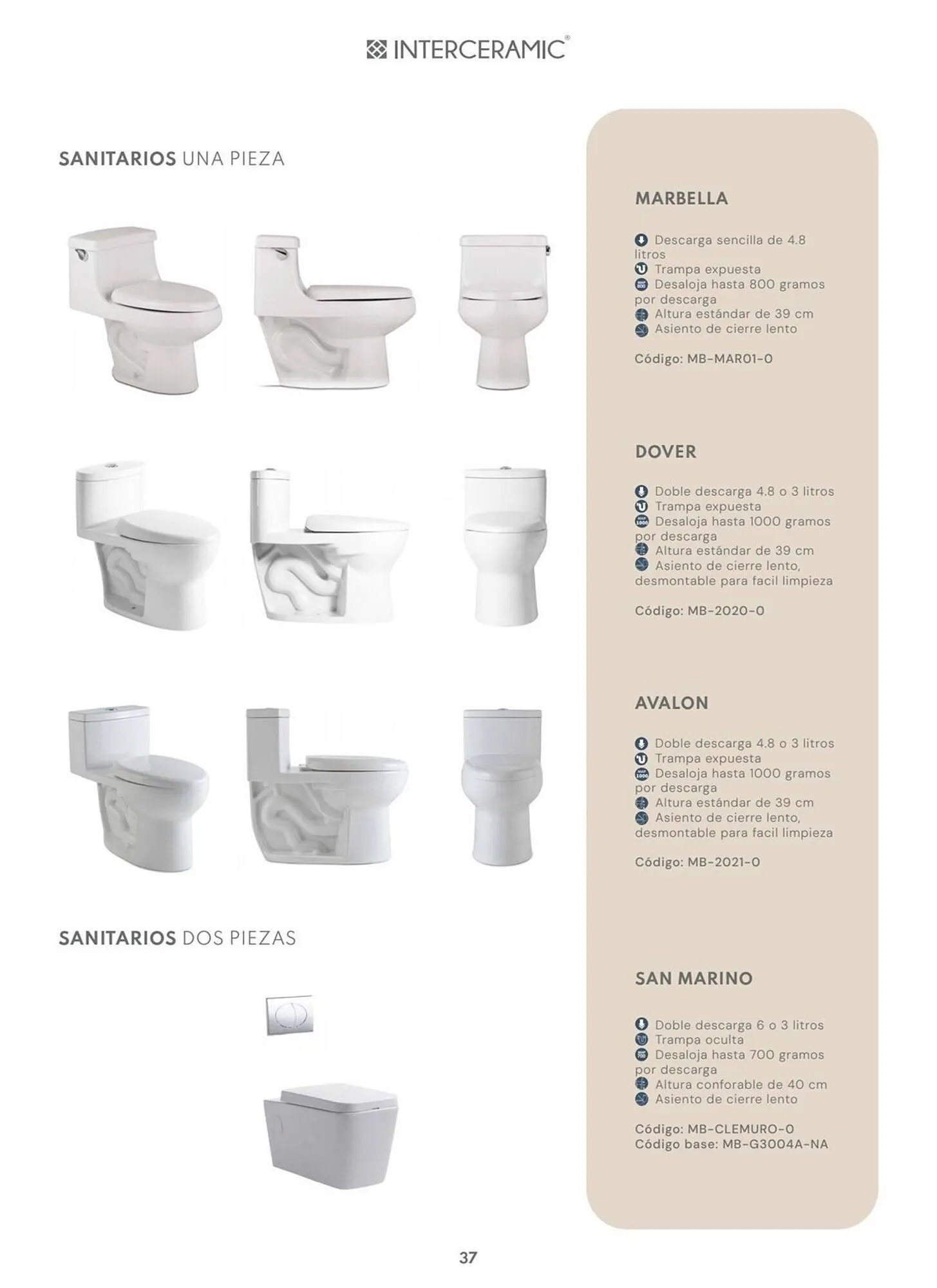 Catálogo de Catálogo Interceramic 9 de octubre al 1 de noviembre 2023 - Pagina 30