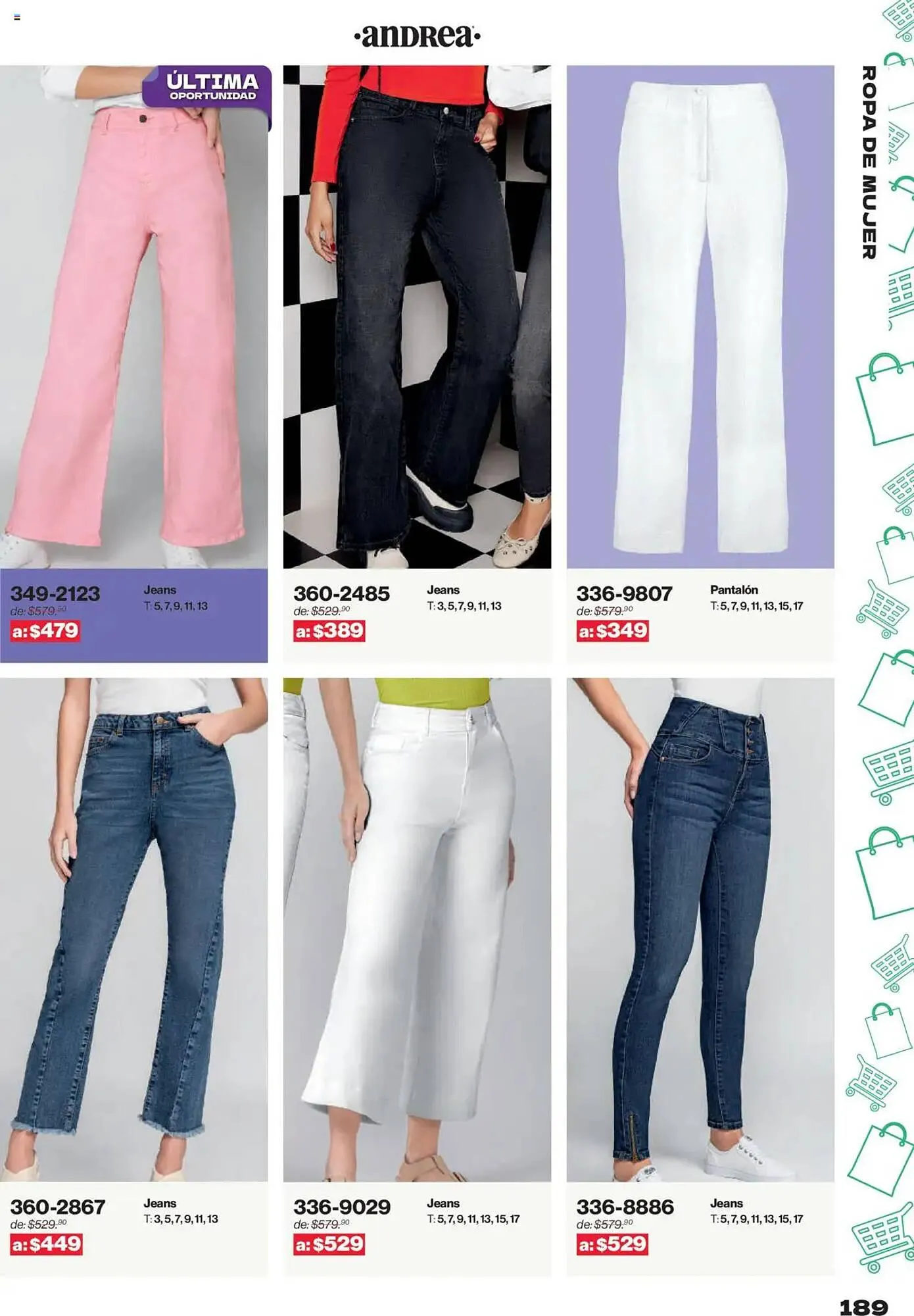 Catálogo de Catálogo Andrea 10 de agosto al 2 de noviembre 2025 - Pagina 189