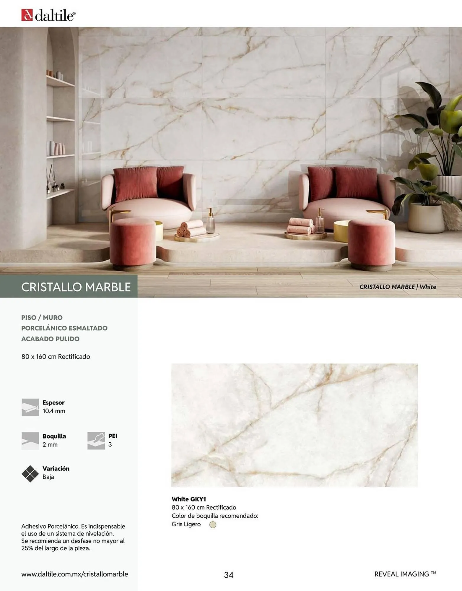 Catálogo de Catálogo Daltile 13 de enero al 31 de diciembre 2026 - Pagina 34