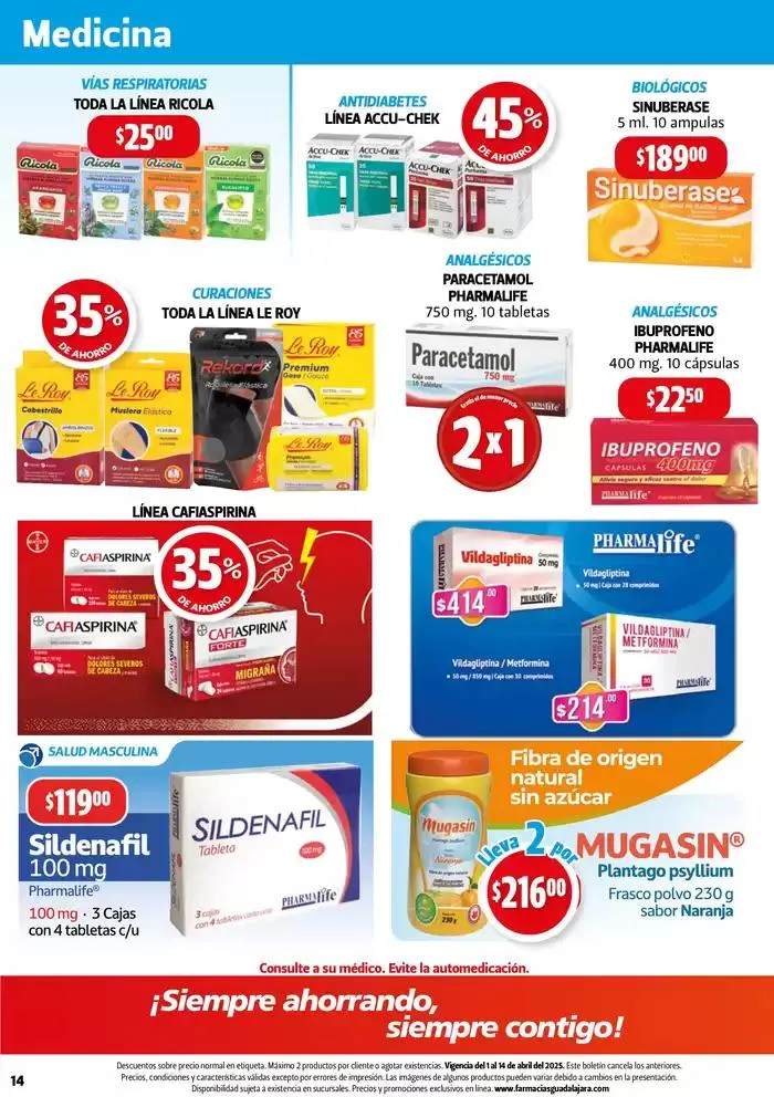 Catálogo de Maraton del Ahorro 4 de abril al 14 de abril 2025 - Pagina 14