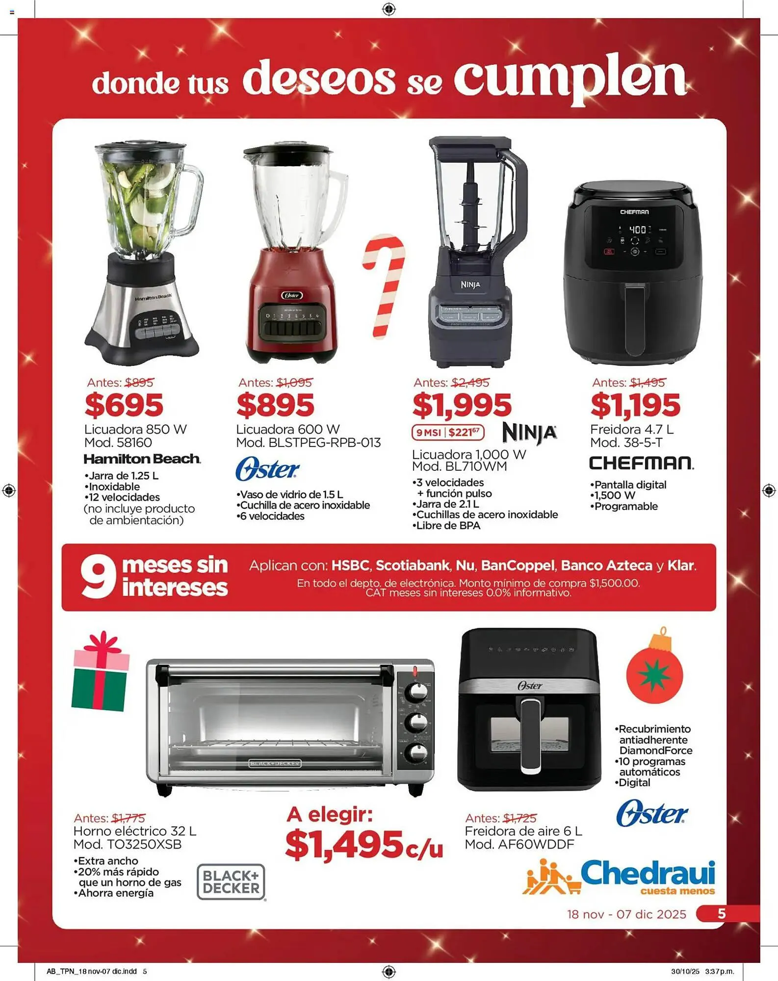 Catálogo de Folleto Chedraui 18 de noviembre al 8 de diciembre 2025 - Pagina 5
