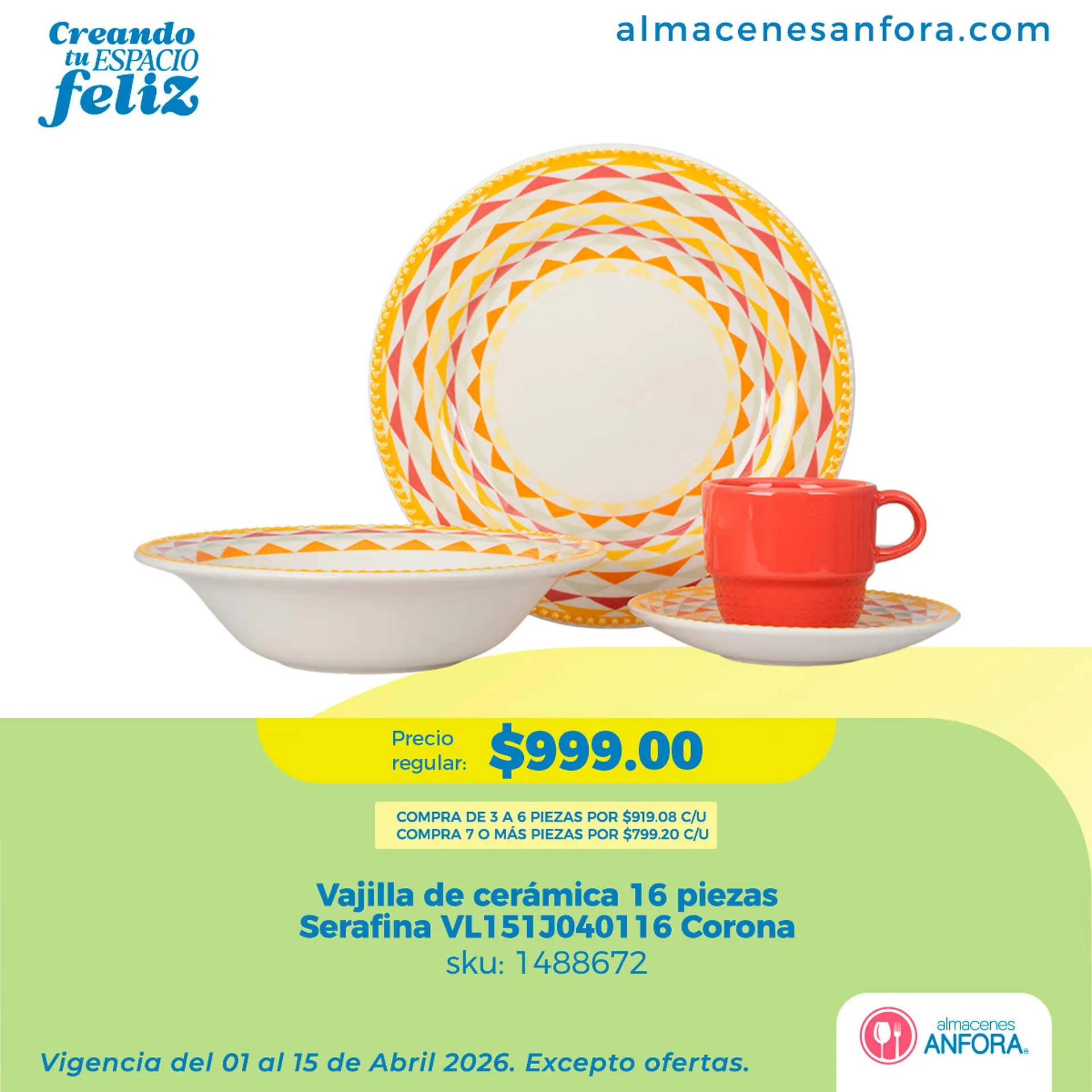 Catálogo de Catálogo Almacenes Anfora 3 de abril al 15 de abril 2026 - Pagina 3