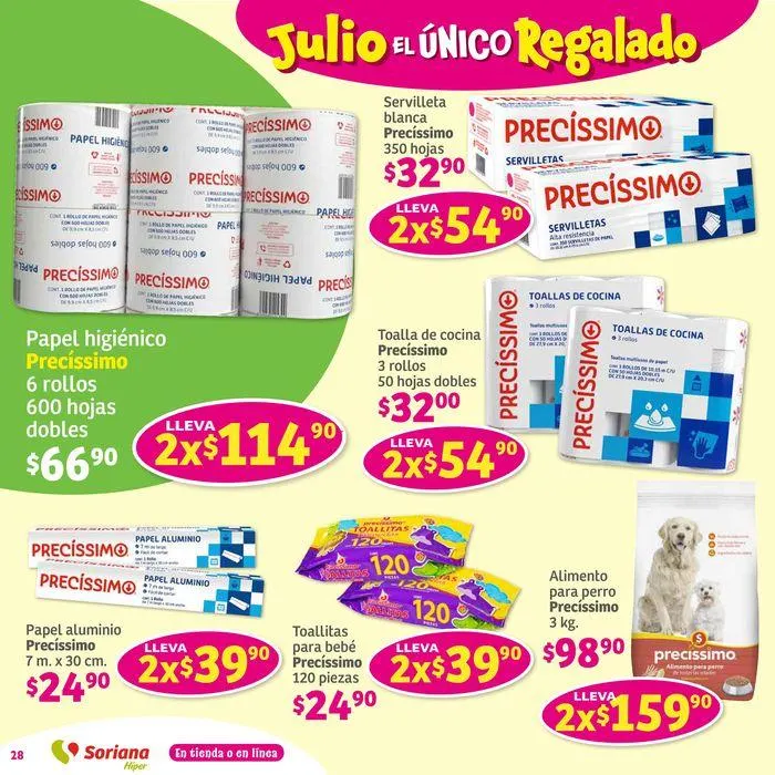 Catálogo de Julio Regalado Híper 12 de julio al 17 de julio 2024 - Pagina 28