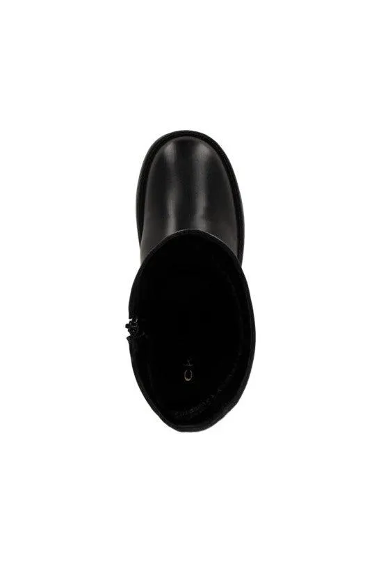 BOTA URBANA NEGRO CON HEBILLAS 09736
