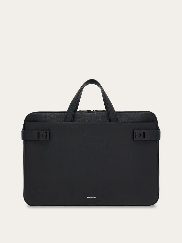 Bolso business con hebillas Gancini