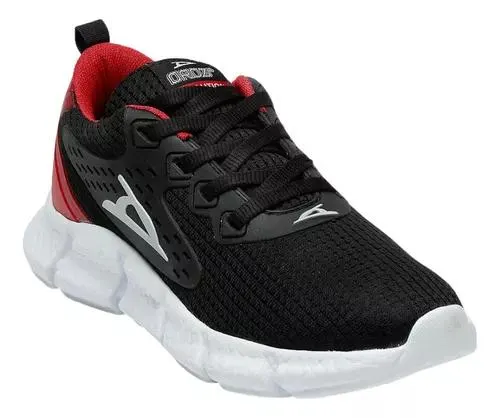 Tenis De Niño Bruno Negro/rojo