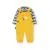 Conjunto overol amarillo de niño