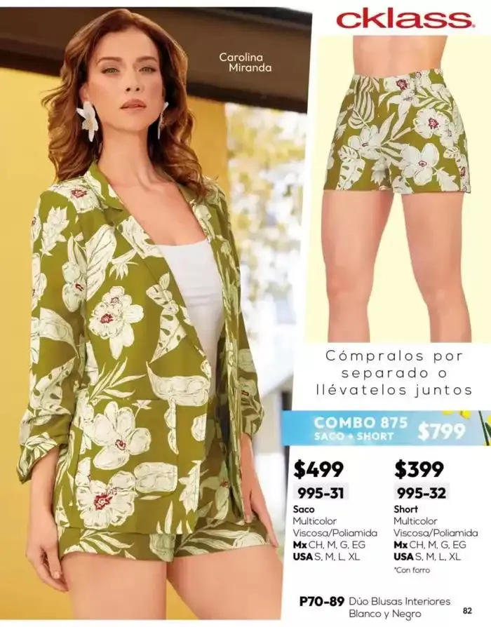 Catálogo de Catálogo Cklass Ropa Complemento de Verano 2025 México 1 de marzo al 30 de septiembre 2025 - Pagina 83