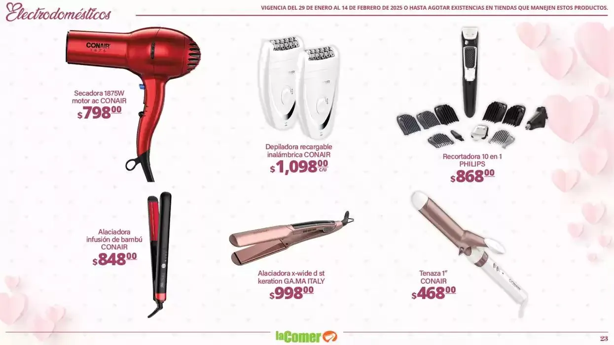 Catálogo de La Comer especial San Valentín 29 de enero al 14 de febrero 2025 - Pagina 23