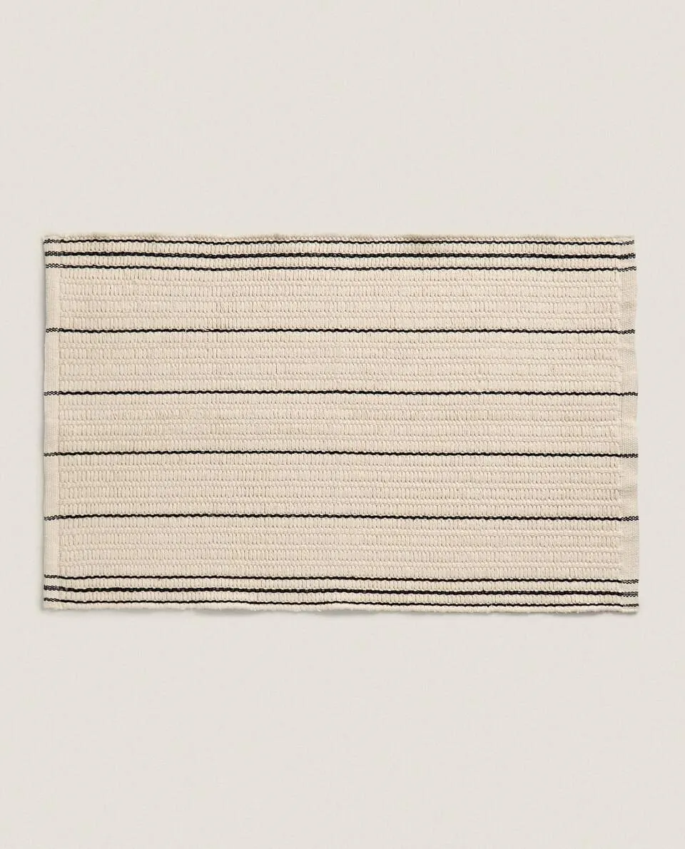 ALFOMBRA BAÑO RAYAS