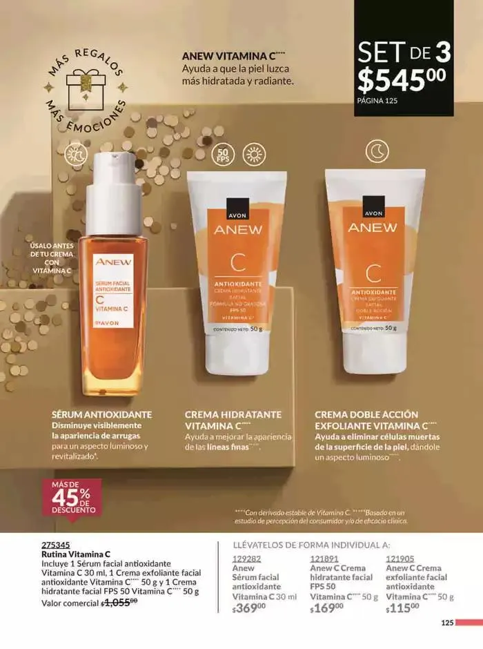 Catálogo de Avon COSMÉTICOS C3 3 de enero al 3 de febrero 2025 - Pagina 125