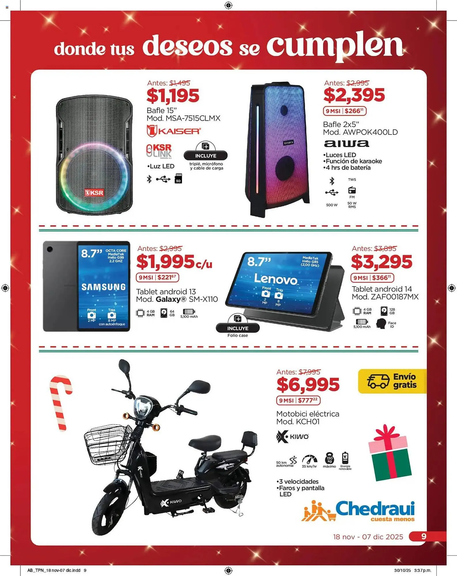 Catálogo de Folleto Chedraui 18 de noviembre al 8 de diciembre 2025 - Pagina 9