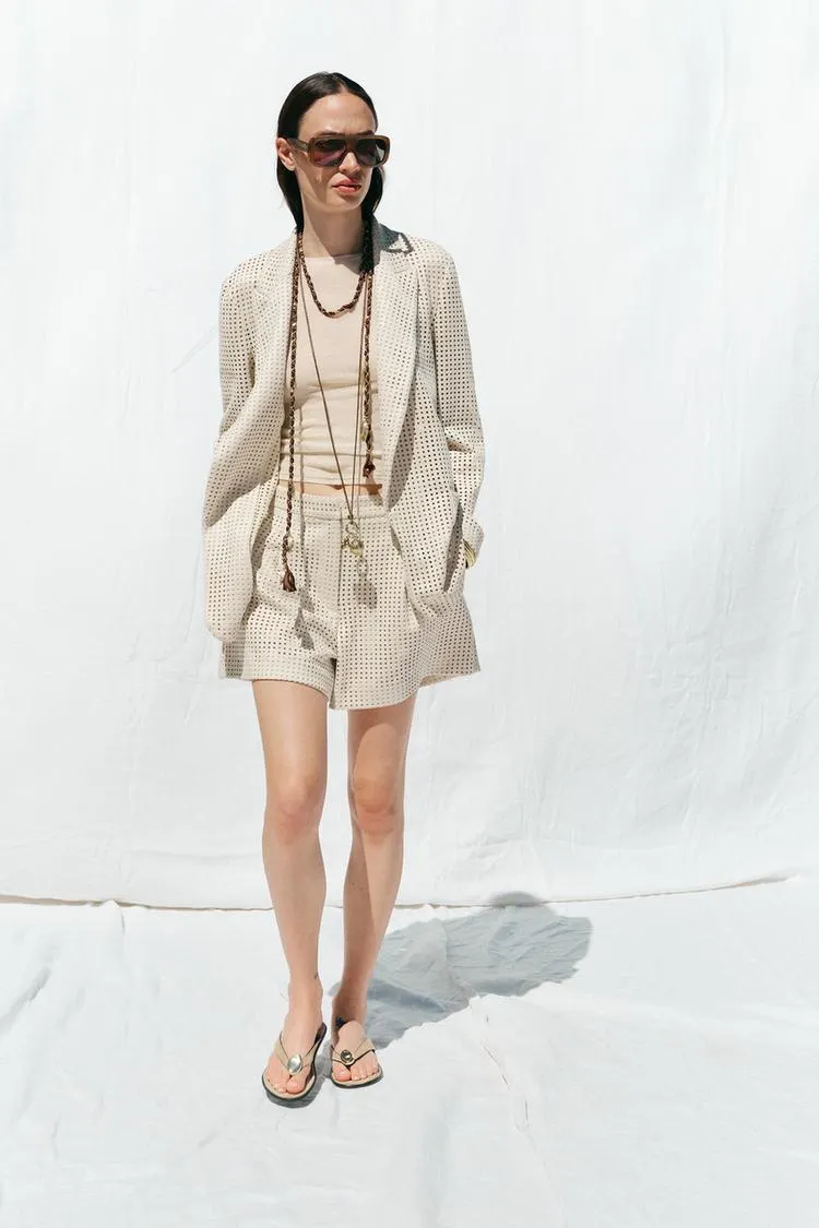 BLAZER TROQUELADA EFECTO ANTE