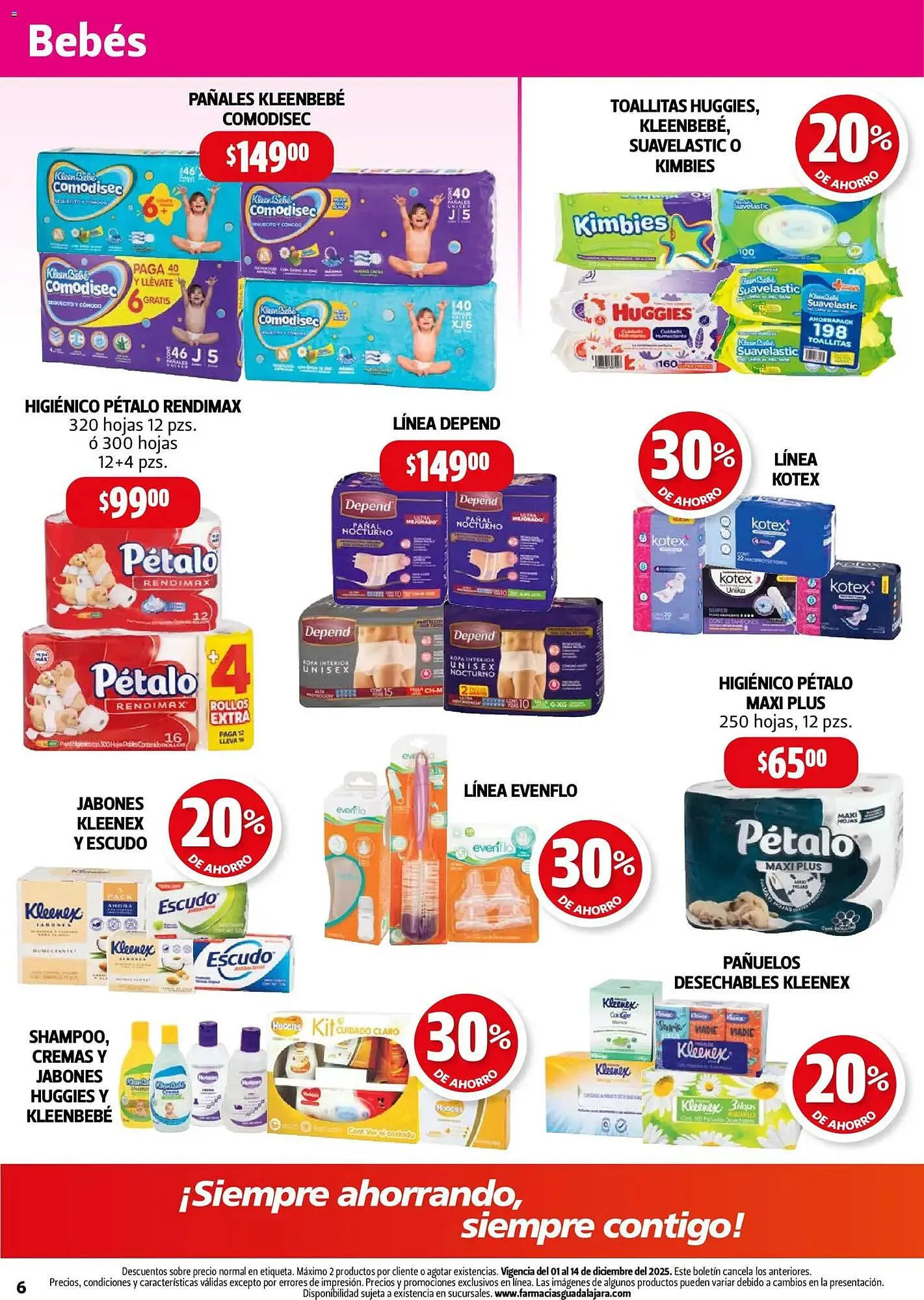 Catálogo de Folleto Farmacias Guadalajara 1 de diciembre al 14 de diciembre 2025 - Pagina 6