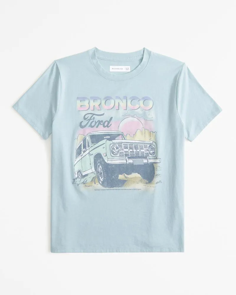 oversized bronco graphic tee
