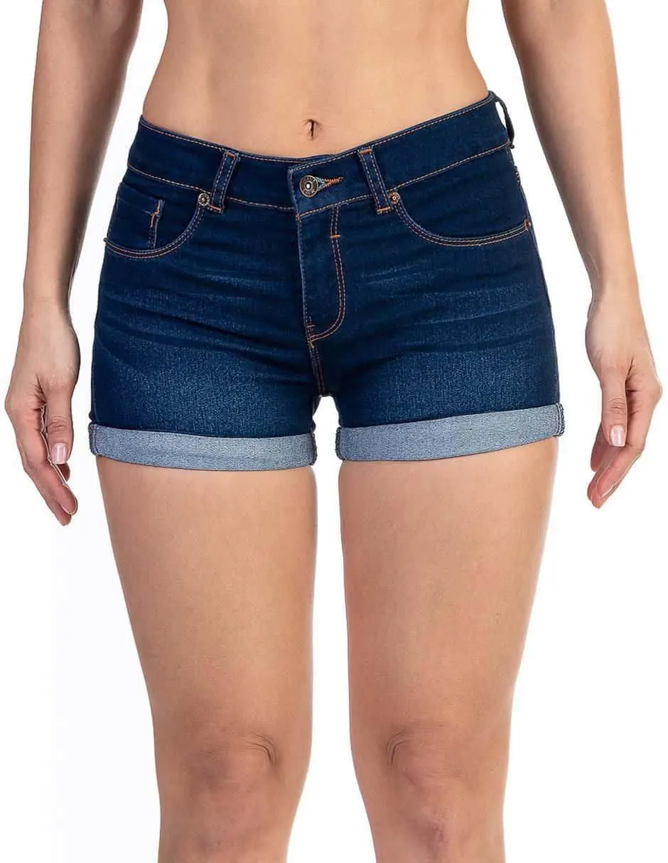 Short Opp's Jeans de mezclilla para mujer