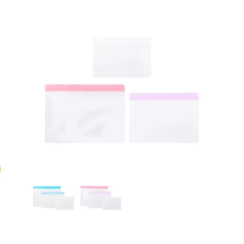 Paquete Bolsas De Sellado Herméticas Transparentes 3 Piezas