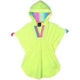 Skysoul, Bata de Toalla Color Amarillo Neón para Niña, Varias Tallas