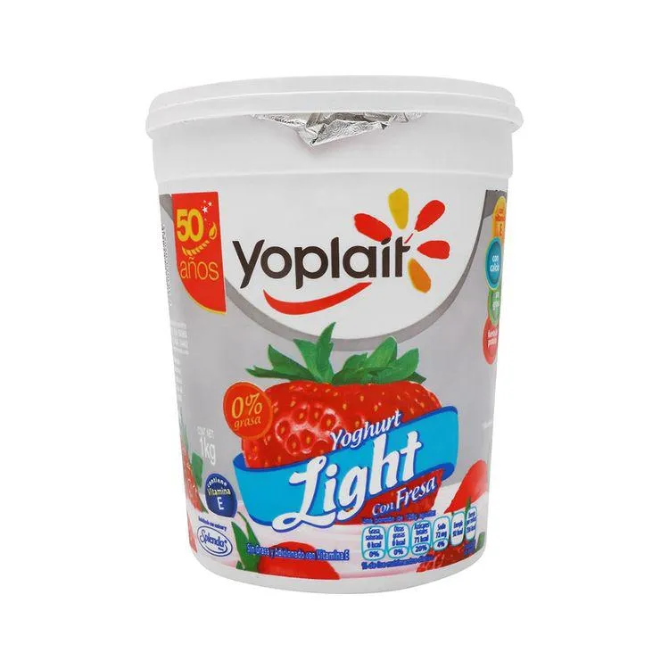 Yoghurt Yoplait Light Fresa 1 Kilo - Yoplait - 1 pieza