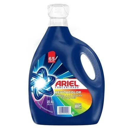 Detergente Líquido Ariel Revitacolor 4000Mlx2It