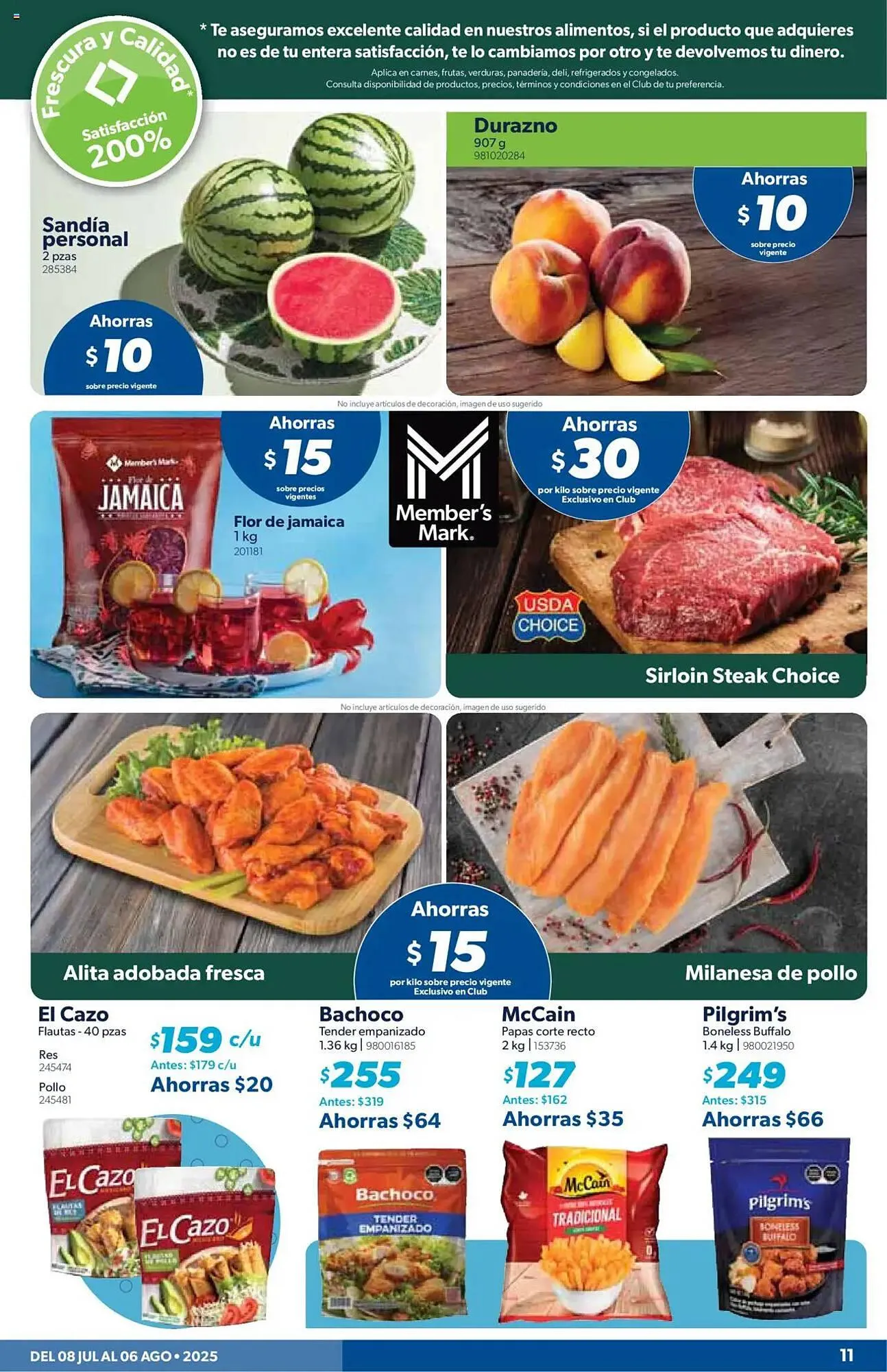 Catálogo de Catálogo Sam's Club 8 de julio al 7 de agosto 2025 - Pagina 11