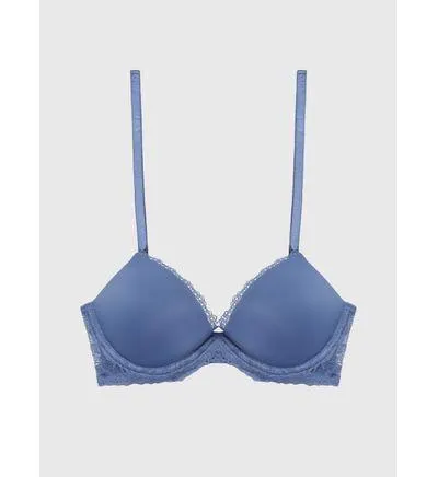 Brassiere Calvin Klein Seductive Comfort Light Mujer Azul