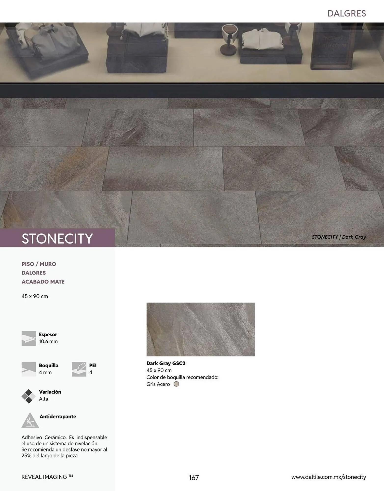 Catálogo de Catálogo Daltile 13 de enero al 31 de diciembre 2026 - Pagina 167
