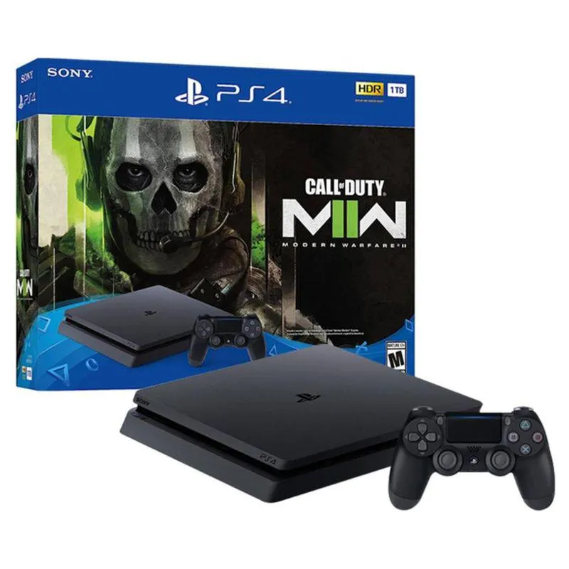 Consola Playstation 4 1Tb Bundle Call Of Duty Modern Warfare Ii Nueva