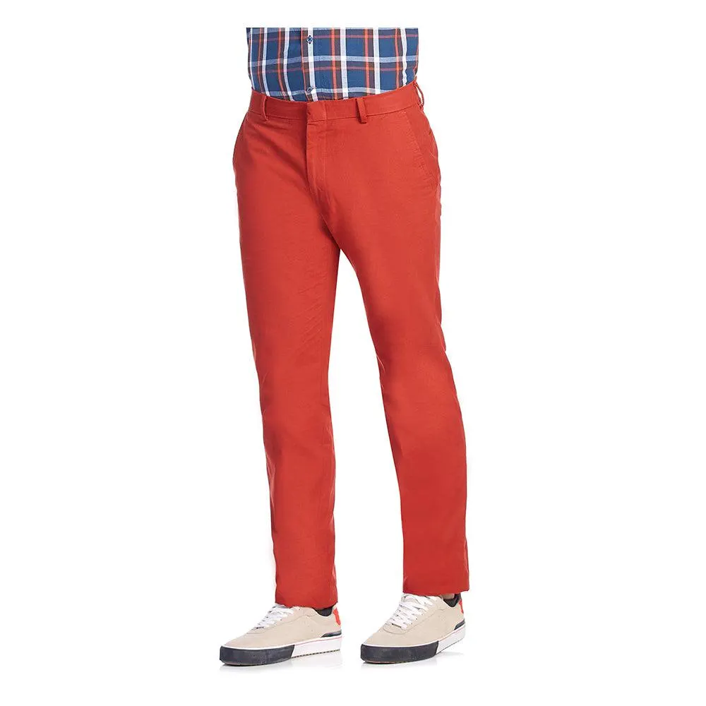 Pantalón Casual | Rojo | Slim-Fit