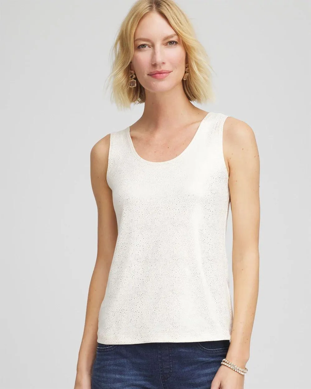 Foiled Microfiber Tank