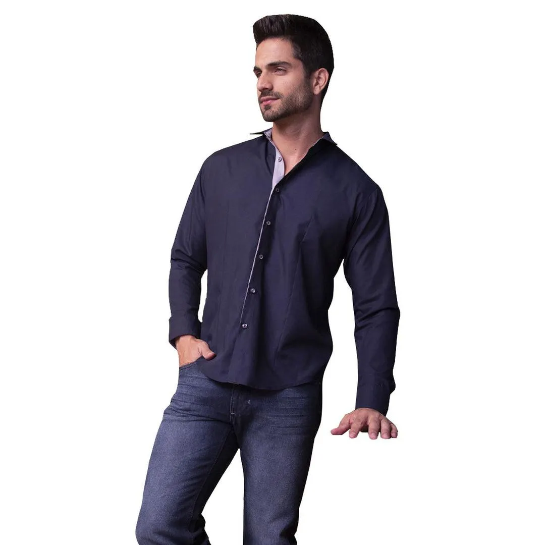 Camisa Para Hombre Slim Fit Camisa De Vestir Formal Casual