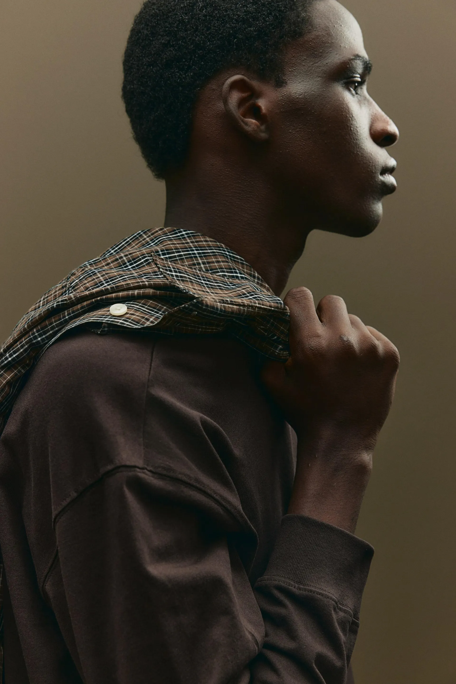 Playera Loose Fit en punto de algodón