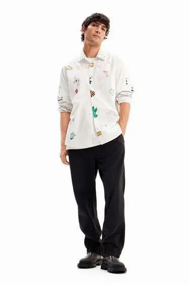 Camisa ilustrada mensajes