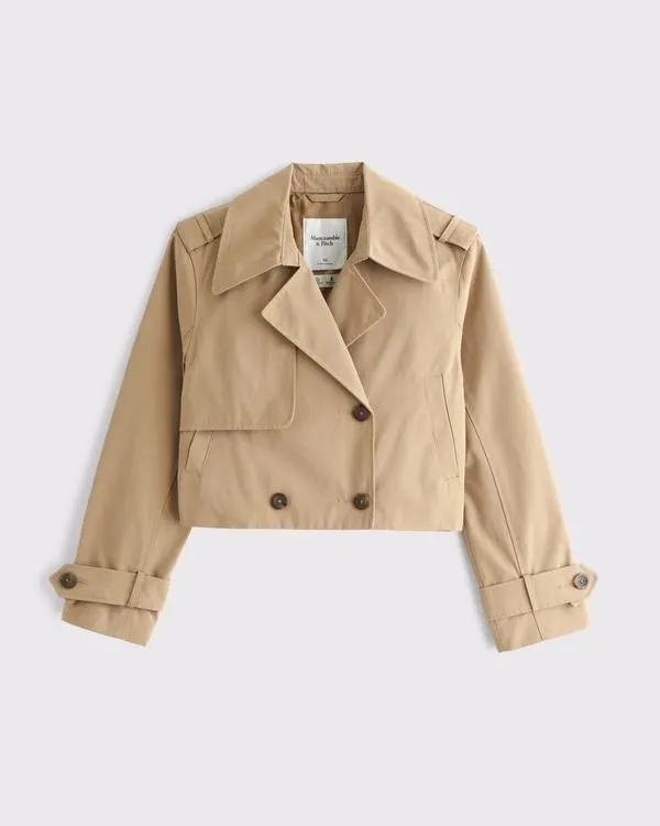 Cropped Trench Coat