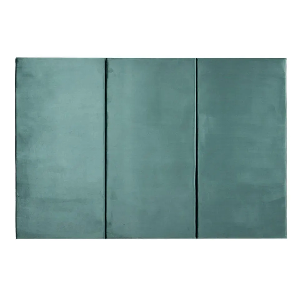 Juego de 3 paneles para cabecera modular matrimonial / queen size Lunaria - Verde Olivo