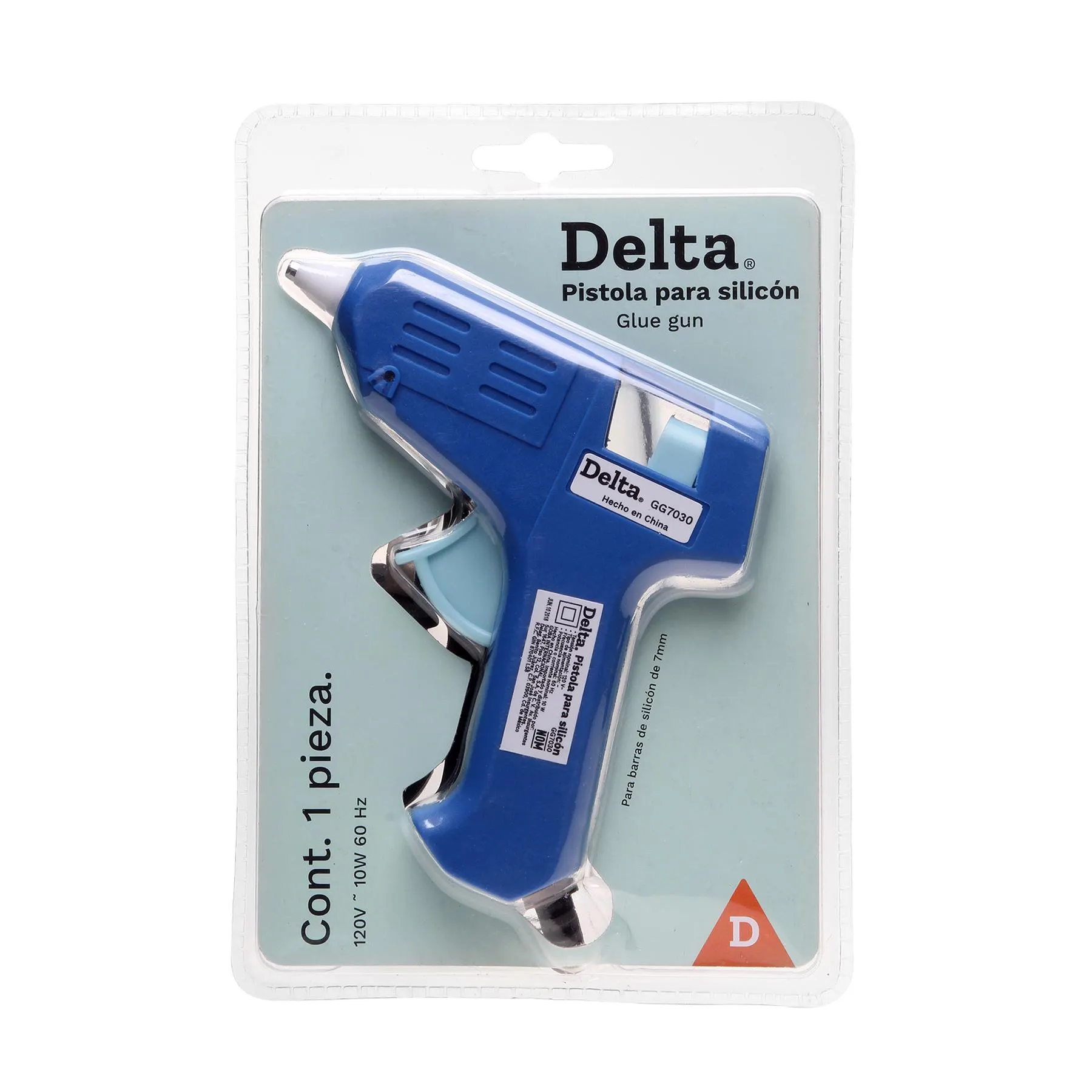 Pistola Silicón Delta Chica para Barra 7 mm