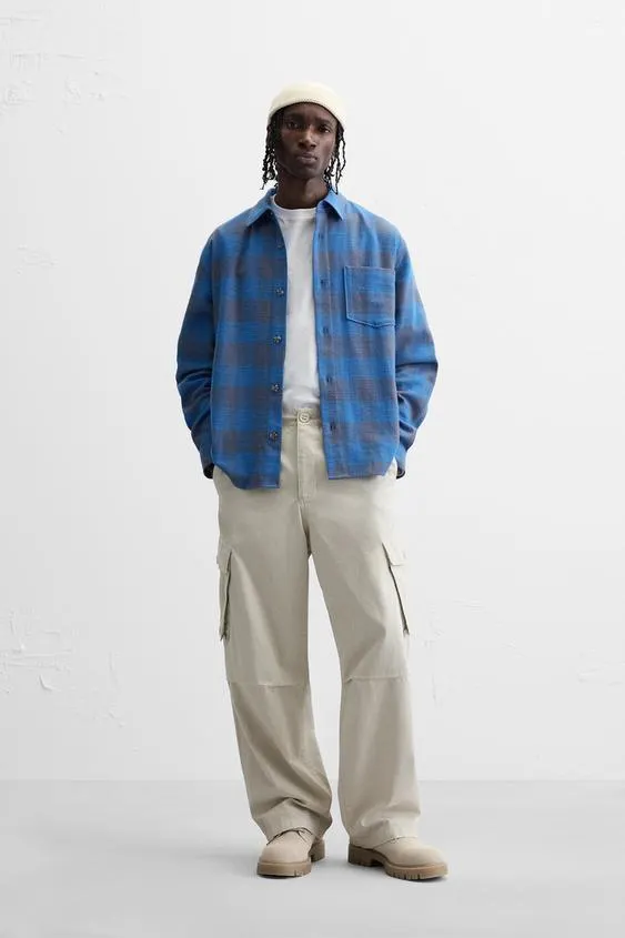 CAMISA CUADROS BOLSILLO