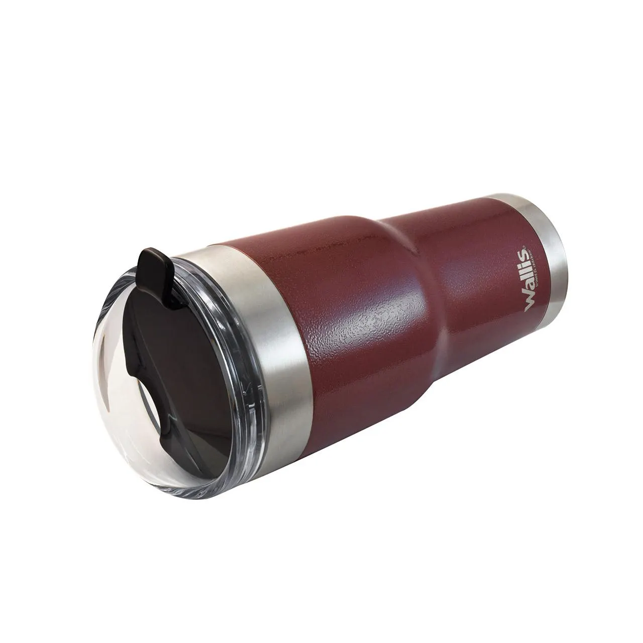 Termo de acero inoxidable con protector deslizante, 700 ml, vino martillado